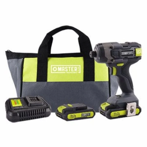 20-volt Compact Cordless Impact Drill Kit With (2) Batteries And Charger