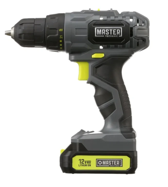 12-volt Compact Cordless Drill Kit With Lithium-ion Battery, 3/8-inch
