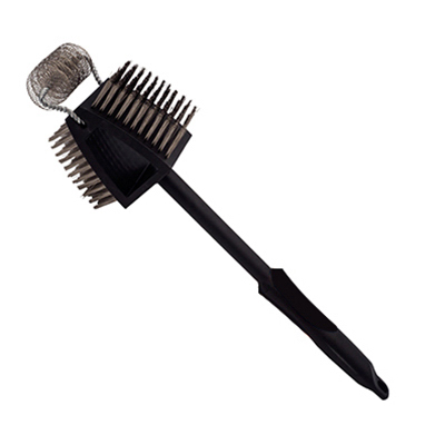 Heavy Duty Triple Action Grill Brush, 18.7-inch With Stainless Steel Bristles