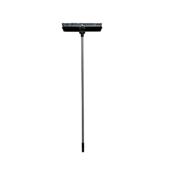 18 In. Push Broom, Steel Handle