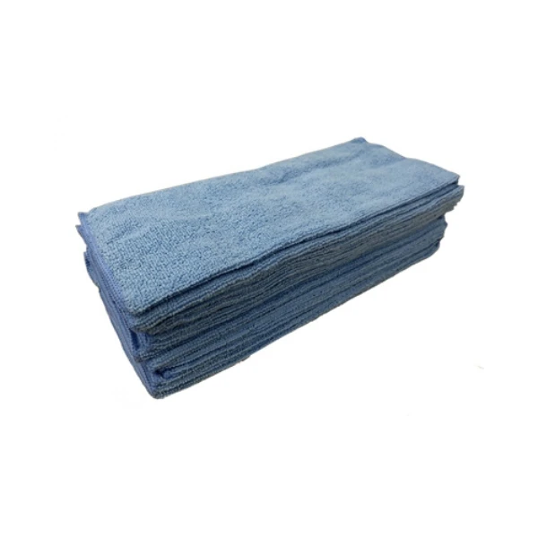 Microfiber Reusable Cleaning Cloths, Blue, 14 x 14 In., 20-Ct.