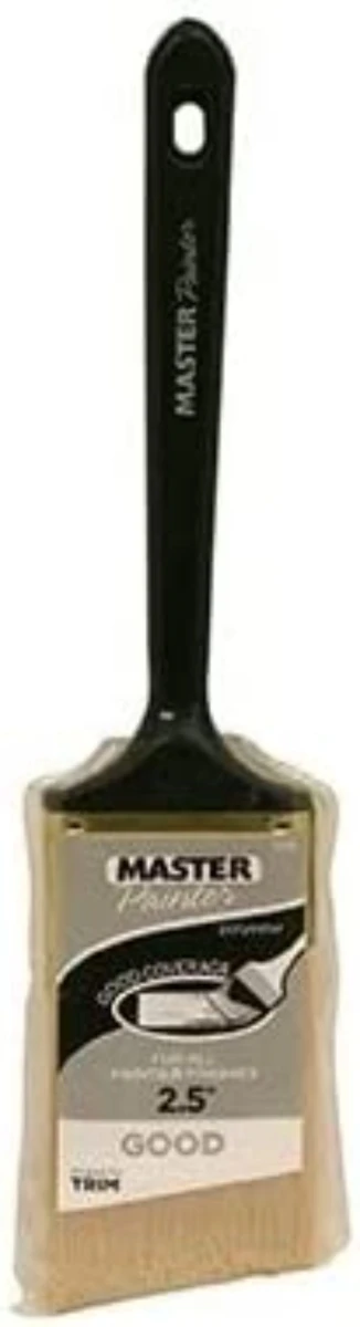 Angled Sash Paint Brush, Wood Handle, 1-1/2 Inch, Model 113077tv