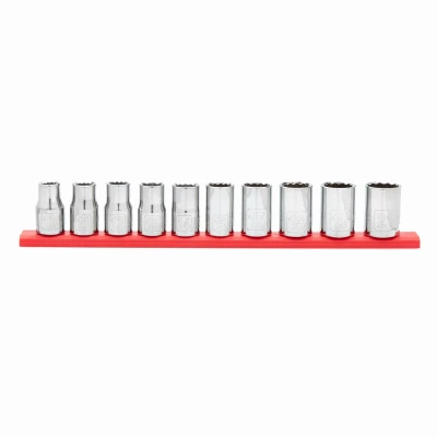 10-Pc. Metric Socket Set, 1/2 In. Drive
