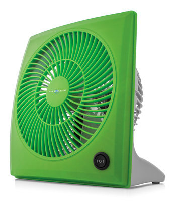 7-inch Green Personal Fan, Slim Design, 2-speed Model 15727