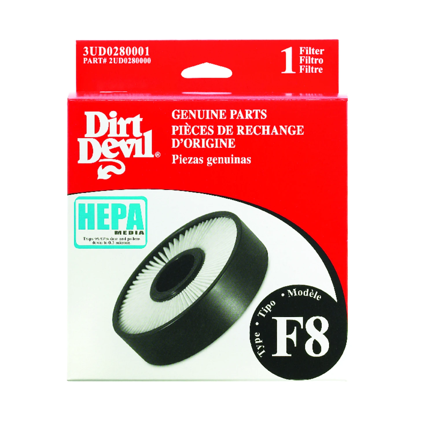 Dirt Devil  Vacuum Filter  For Self Propelled Vision. Ultra Vision Turbo. Power Streak. Cruiser. Out