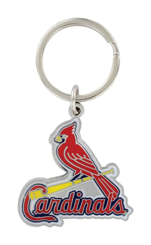 Hillman St. Louis Cardinals Metal Silver Decorative Key Chain - Model 711235