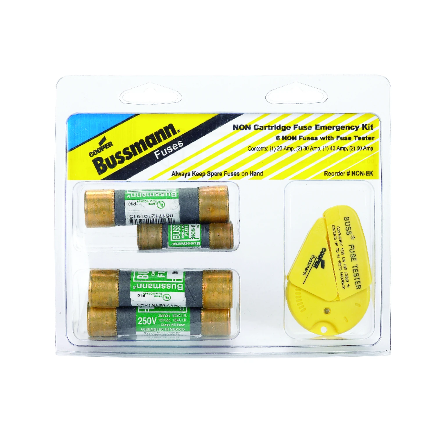 Bussmann NON-EK Fuse Kit, Non-Cartridge, Paper