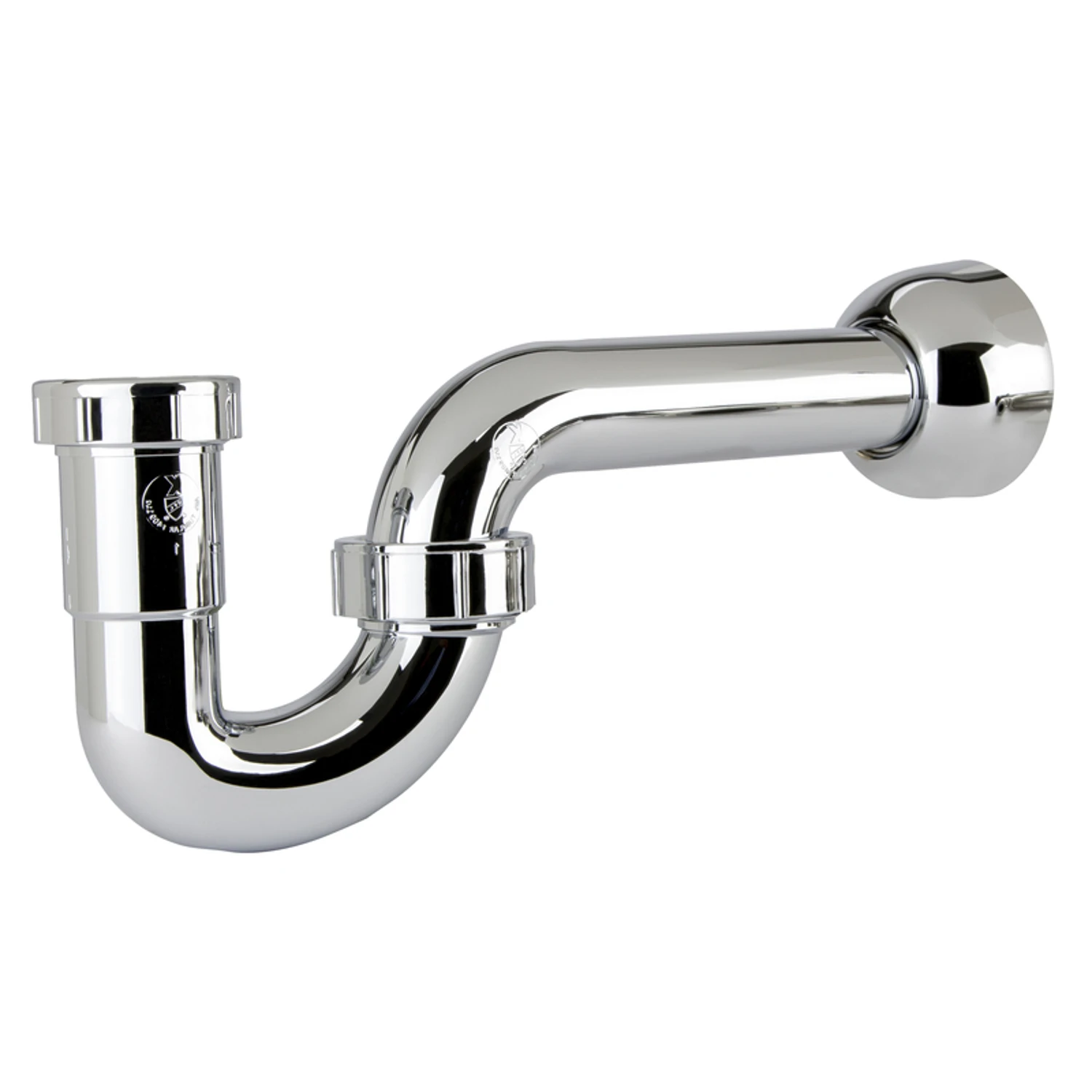 1-1/2 In. Abs Decorative Polished Chrome P-trap With 1-1/4 In. Reducer Washer