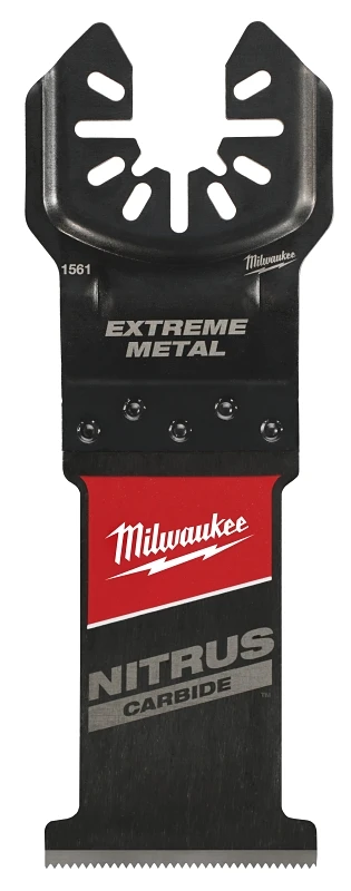 Milwaukee Nitrus Carbide 1-3/8 in. W Carbide Open-Lok Oscillating Blade Multi-Material 1 pk