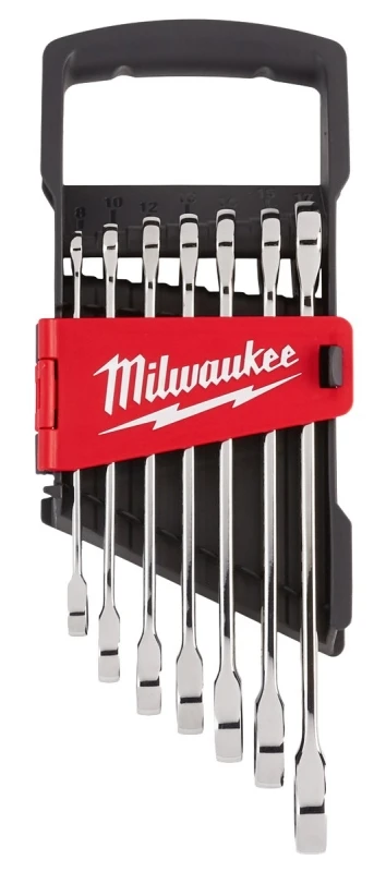 Metric 12-point Ratcheting Combination Wrench Set (7-piece) 48-22-9506
