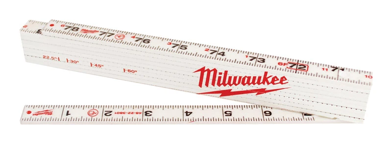 78 In. L X 1-3/8 In. W Plastic Folding Rule Sae - Model 48-22-3801