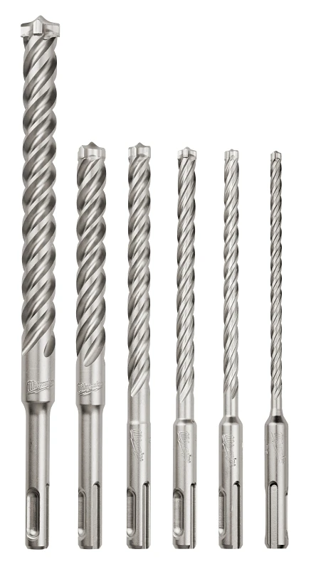 Milwaukee Hammer Drill Bit Set 6 Pieces SDS Plus