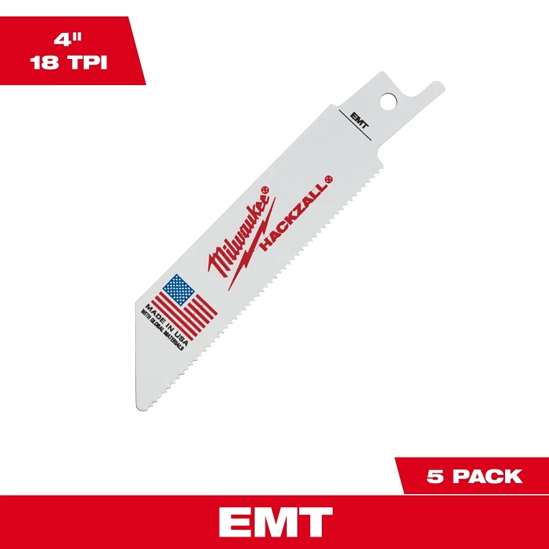 Hackzall Blade, 4 In. EMT-Cutting, 5-Pk.