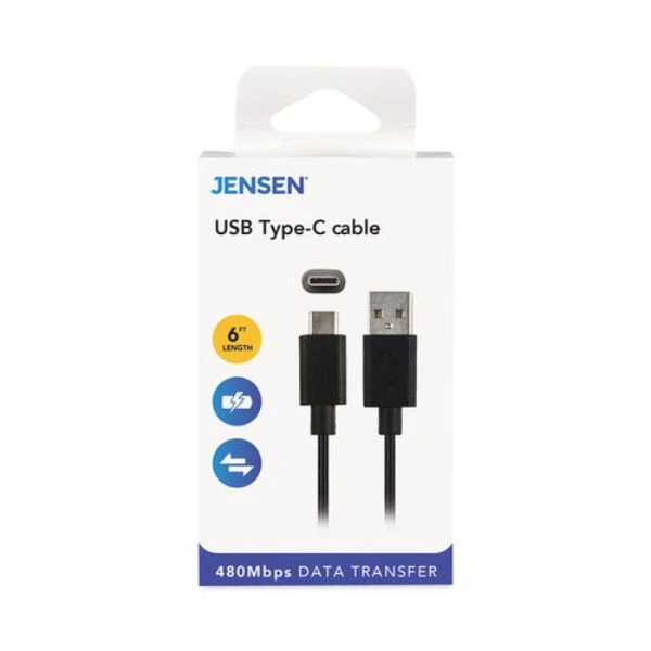 USB 2.0 A to USB-C Charging Cable, 6 Ft.