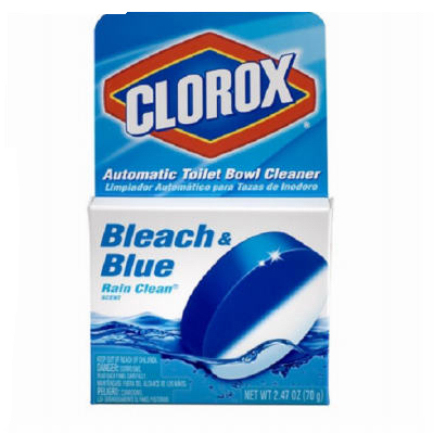 Bleach and Blue Automatic Toilet Bowl Cleaner, 2.47 Ounce Bottle