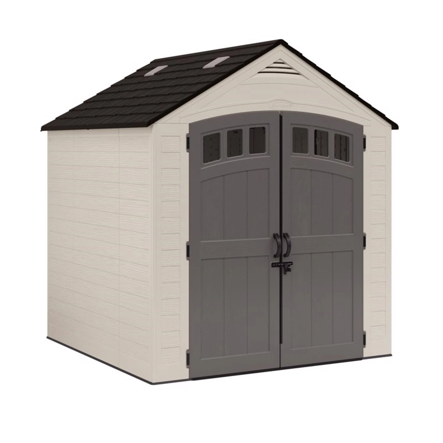 Cloverdale 7 Ft. X 7 Ft. Resin Storage Shed With Floor Kit
