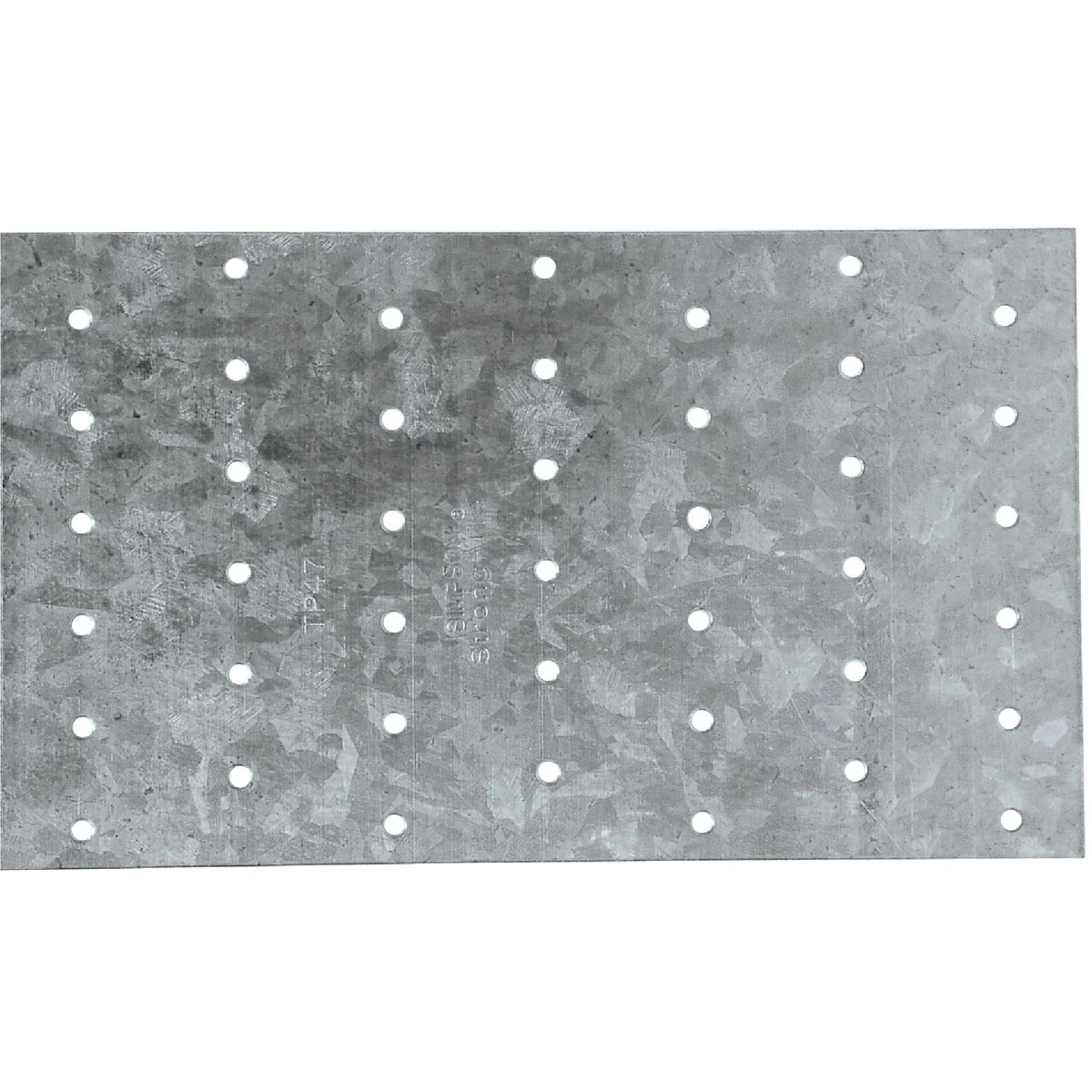 4-1/8 In. W. X 7 In. L. Galvanized Steel 20 Gauge Tie Plate