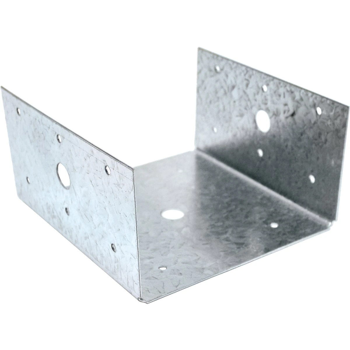 6 In. X 6 In. 18 Gauge Galvanized Post Cap & Half Base