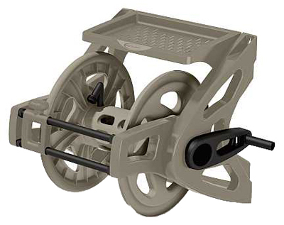 Wall Mount Hose Reel with Durable Steel Frame and 150 Feet Hose Capacity