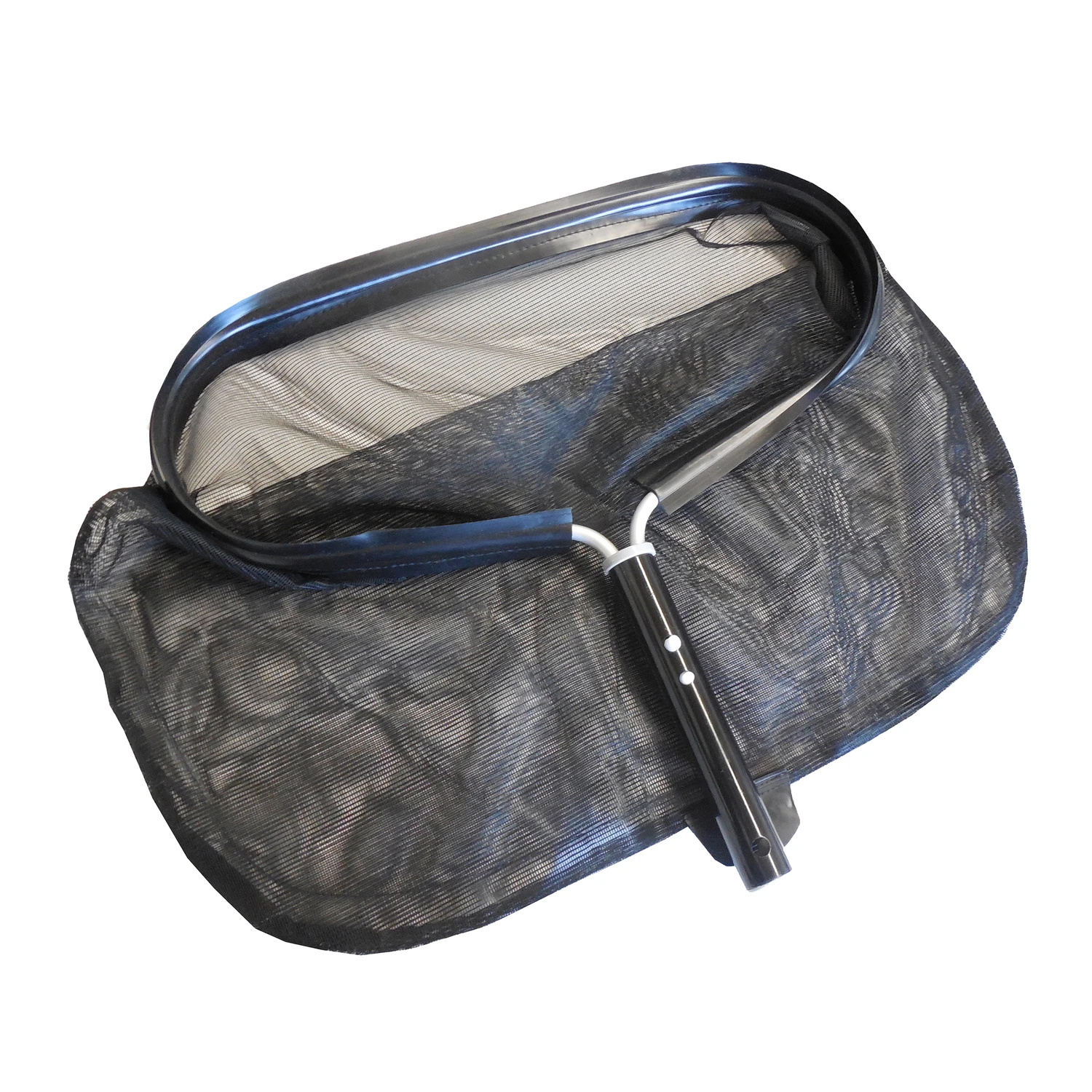 19 In. Professional Deep Leaf Rake With Nylon Mesh Bag