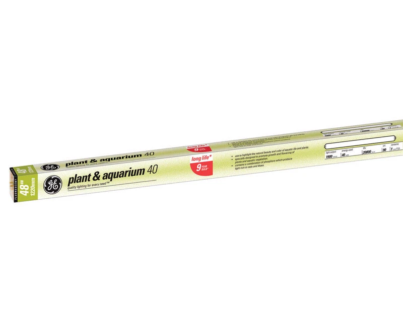 Fluorescent Plant/Aquarium Light Bulb, 40 Watt, 48 In.
