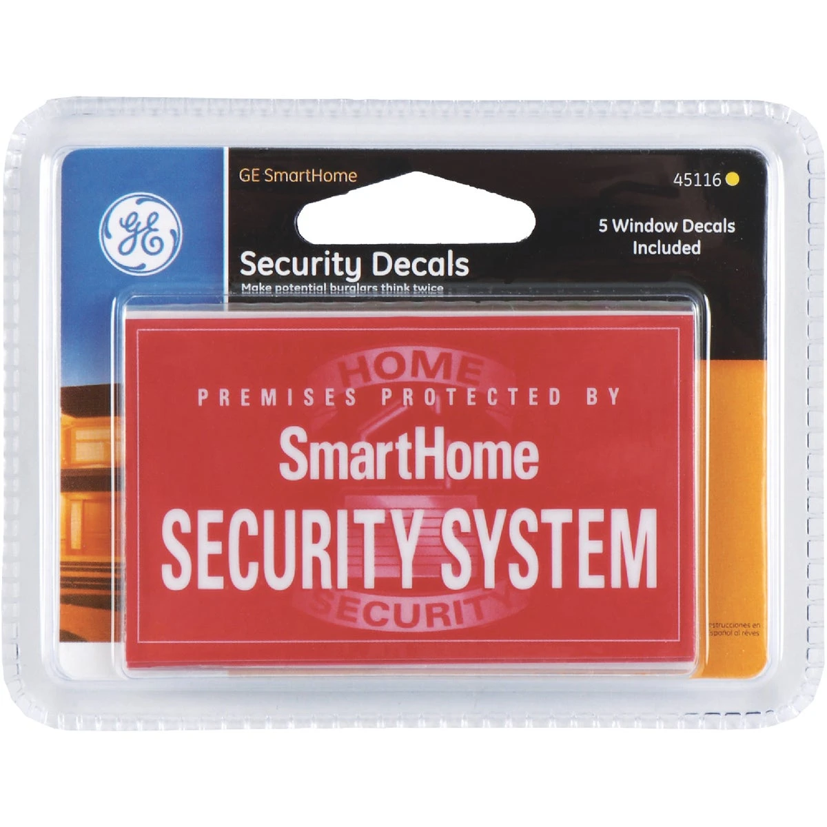 Security Window Decal, 5-Pk.