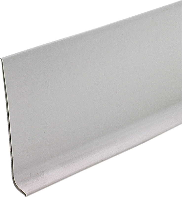4-inch X 120-ft. Silver Gray Vinyl Wall Base - Durable Cove Base For Walls