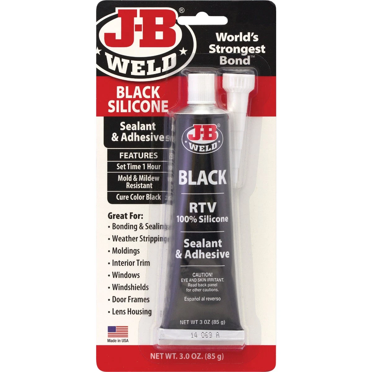 3 Oz. Black All-purpose Rtv Silicone Sealant & Adhesive - Model 31319