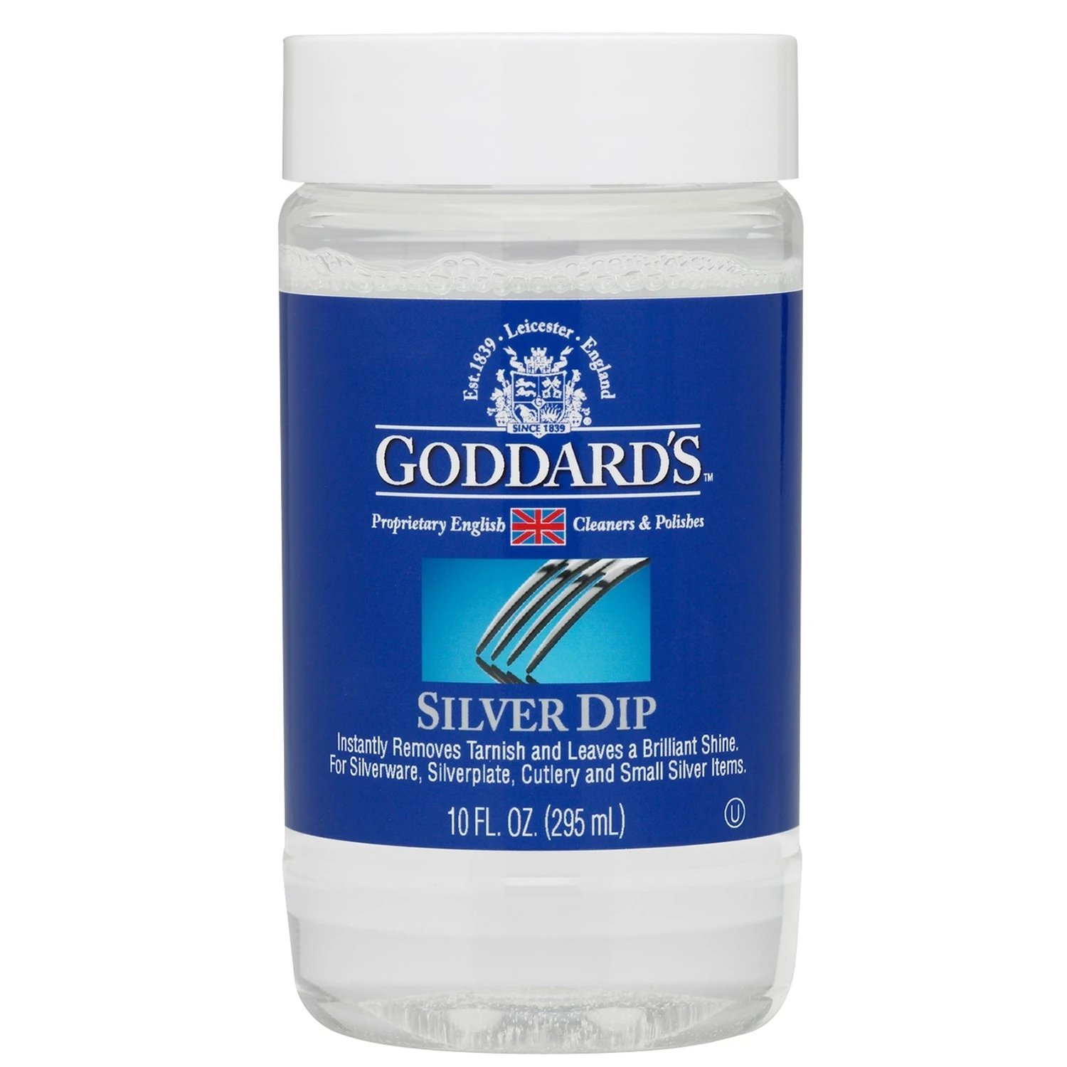 Silver Dip Metal Patina Solution 10 Ounce Bottle for Decorative Finishes
