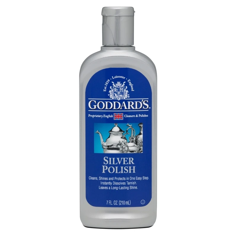 Silver Polish, 7 Ounce Bottle for Cleaning and Restoring Silver
