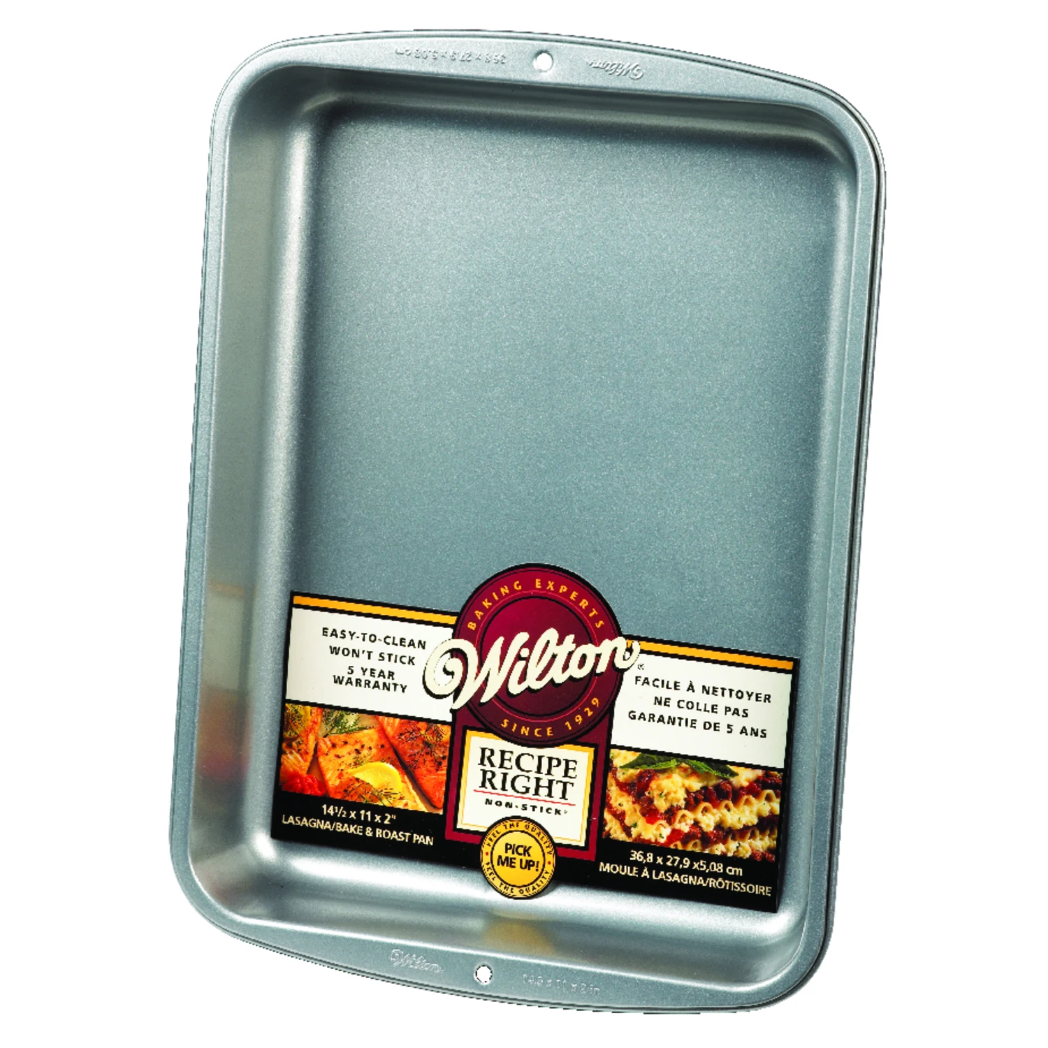 Recipe Right Non-Stick Lasagna Pan 14.5 x 11 Inches Durable Bakeware