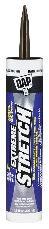 Extreme Stretch Premium Urethanized Sealant Dark Brown 10.1 Ounce Tube