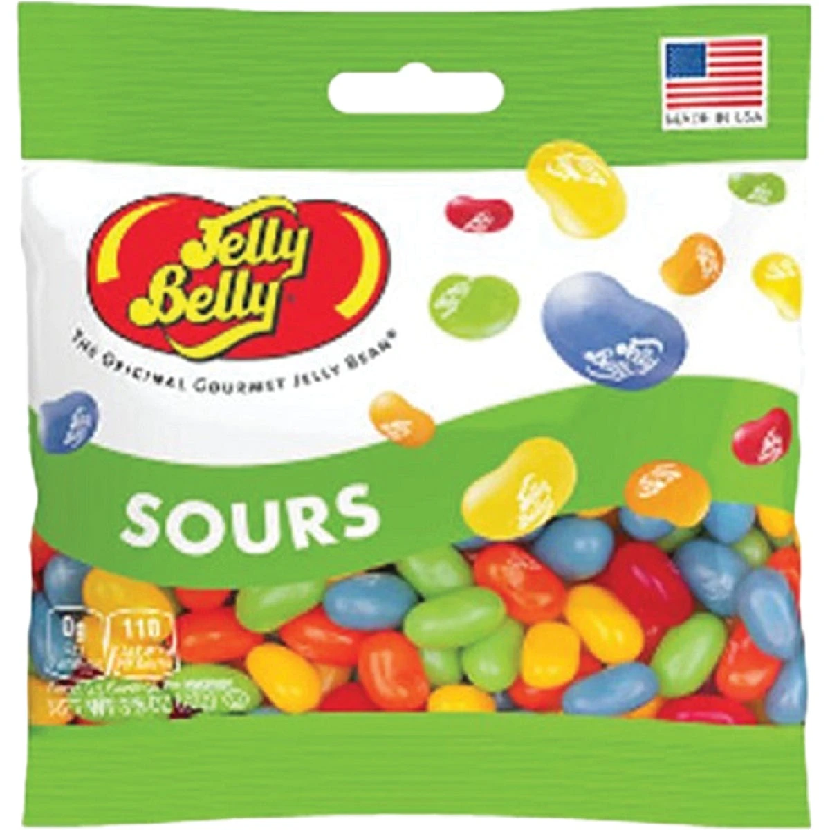 Gourmet Sour Jelly Beans Grab and Go Bag 3.5 Ounce