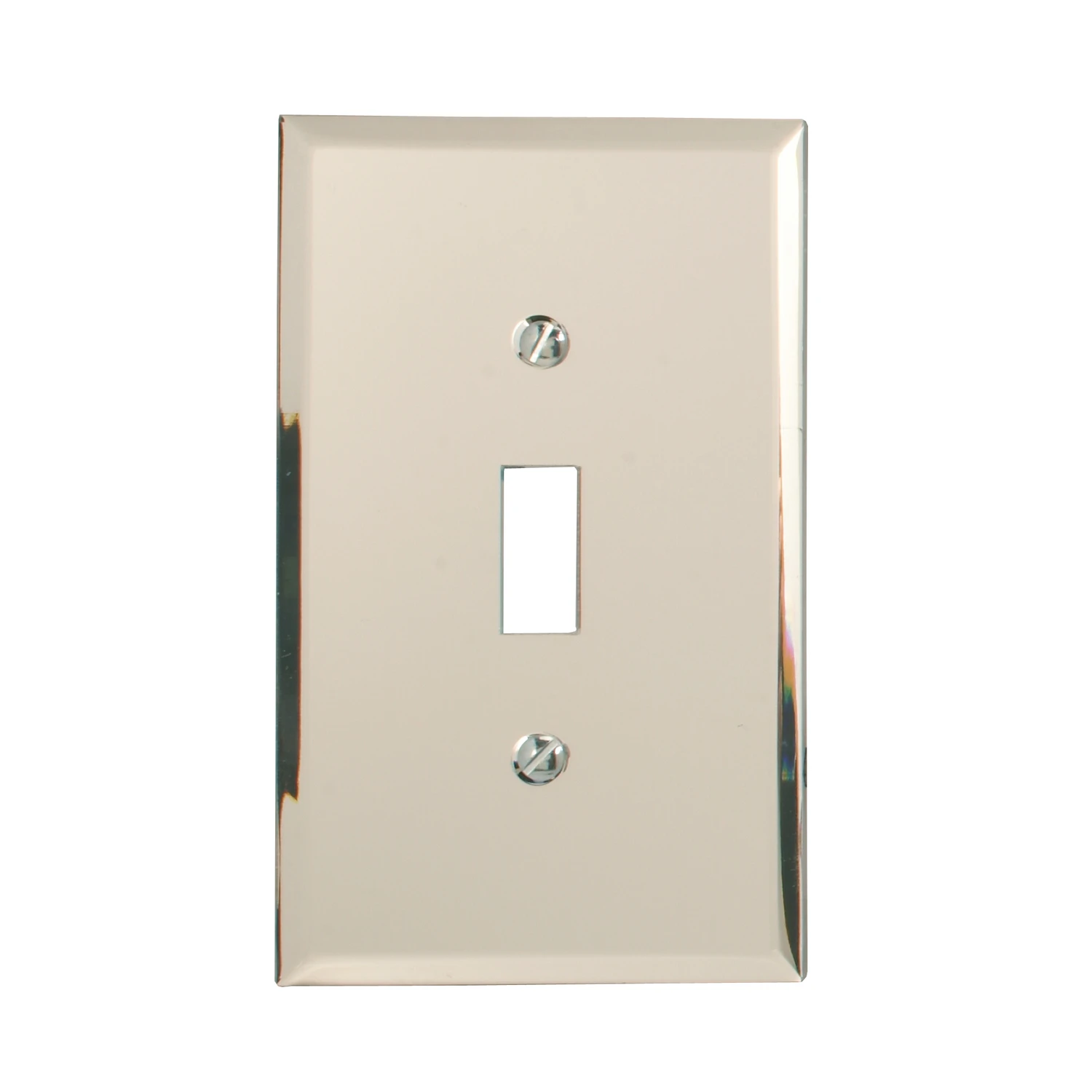 Amerelle Mirror Clear 1 gang Acrylic Toggle Wall Plate 1 pk