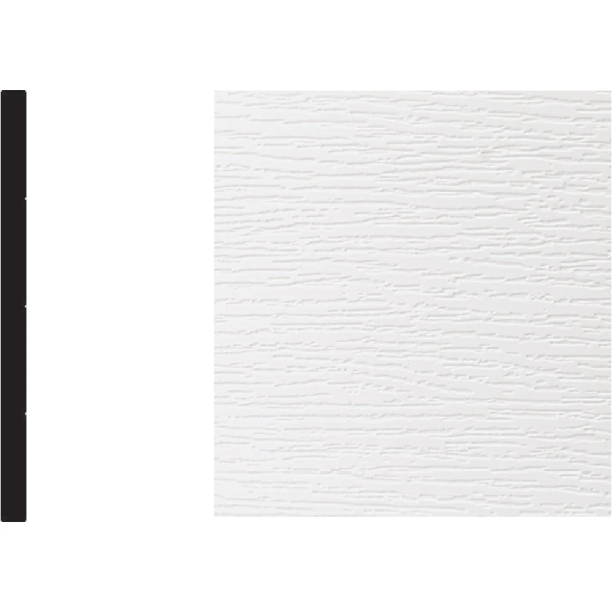 5/16 In. X 5-13/16 In. X 8 Ft. White Pvc Flat Molding