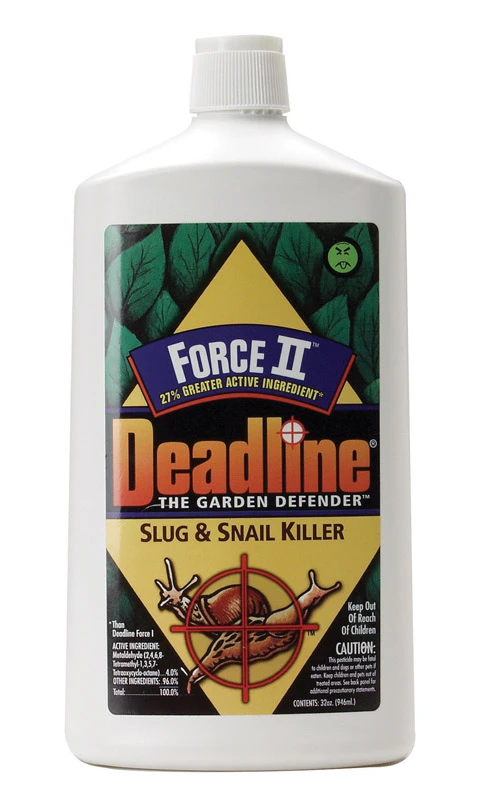 Deadline Force Two Slug and Snail Killer, 32 Ounce Bottle