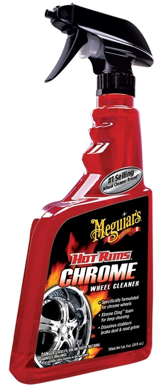 Hot Rims Chrome Wheel Cleaner 24 Oz - Powerful Cleaning Formula