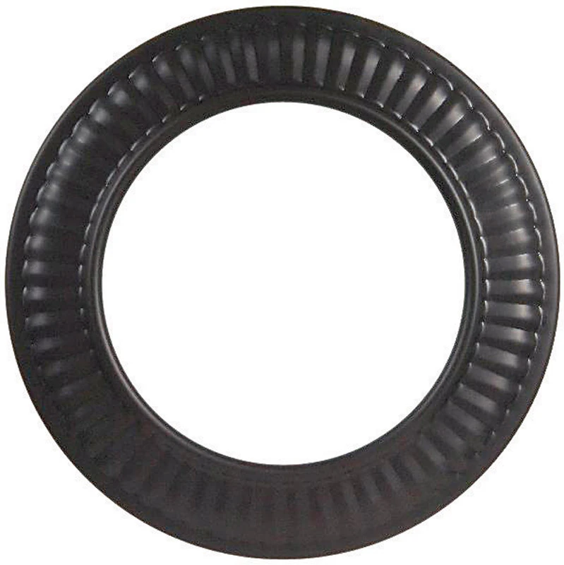4 In. Diameter 28 Gauge Steel Stove Pipe Trim Collar - Black