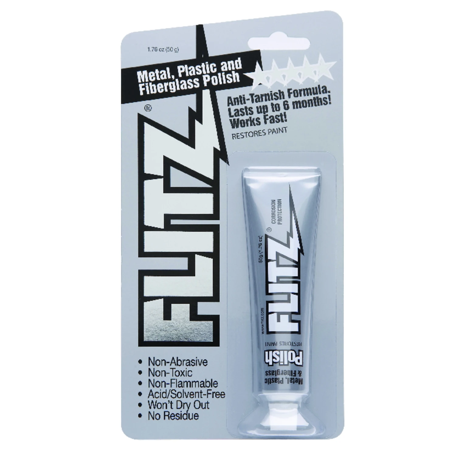 1.76 Oz. Metal, Plastic & Fiberglass Paste Polish - Non-toxic Cleaner