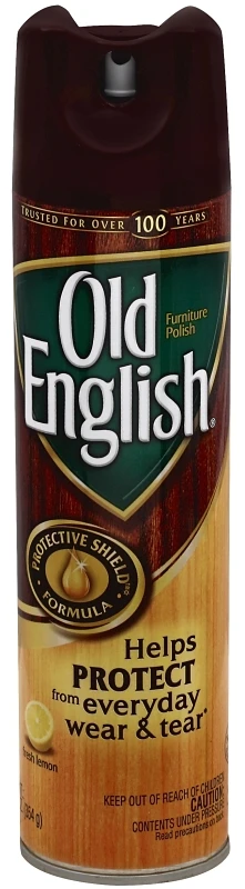 Furniture Polish Spray, 12.5 Ounce Bottle for Wood Surface Cleaning and Shine