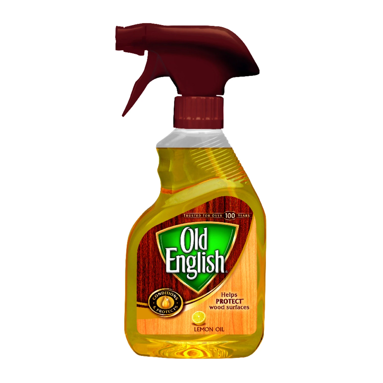 Lemon Scent Wood Cleaner And Polish 12 Oz Liquid - Trigger Spray Bottle