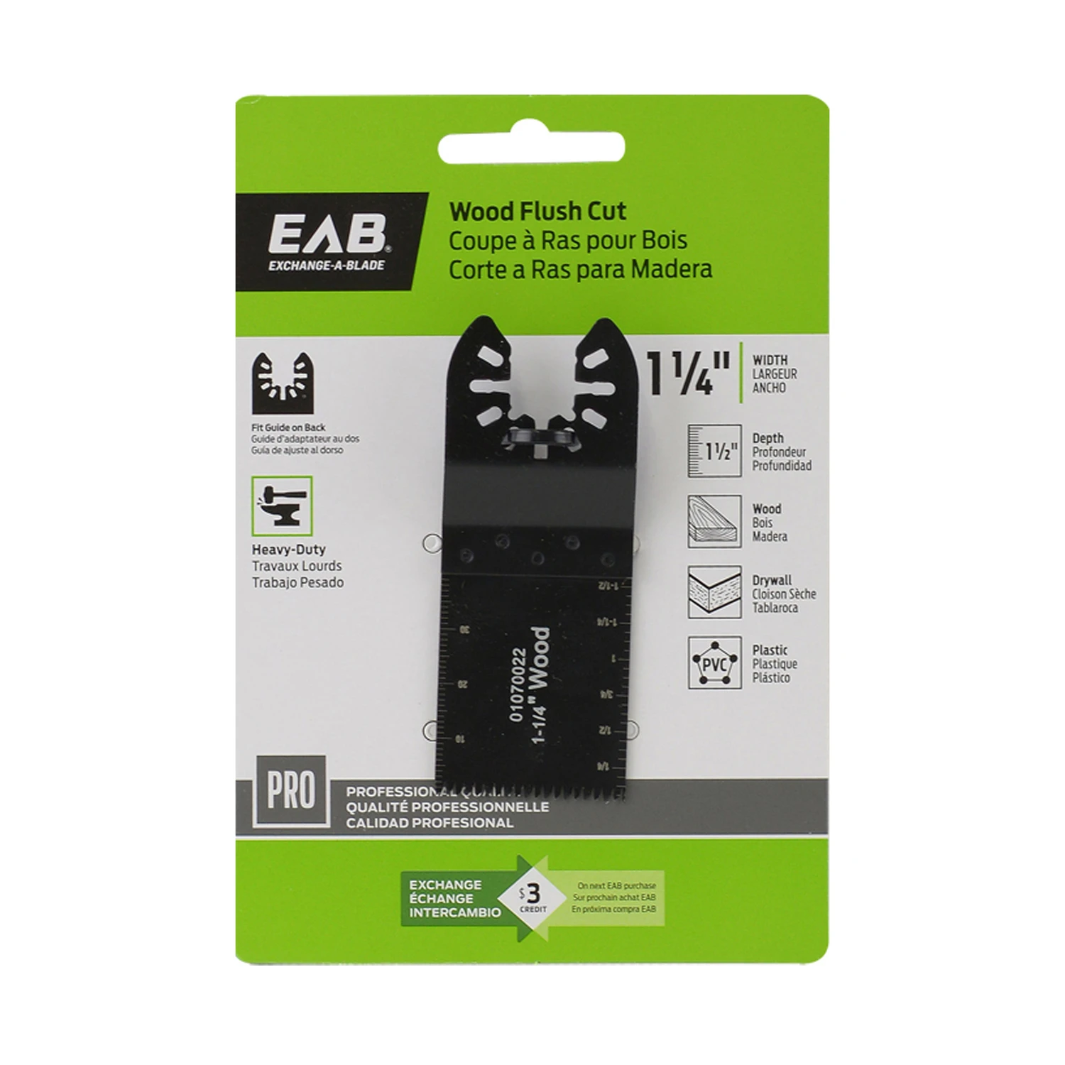 1-1/4 FLUSH OSC BLADE