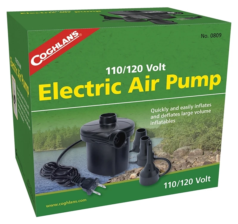 Plug-in Electric Air Pump 110/120v With 3 Valve Adapters