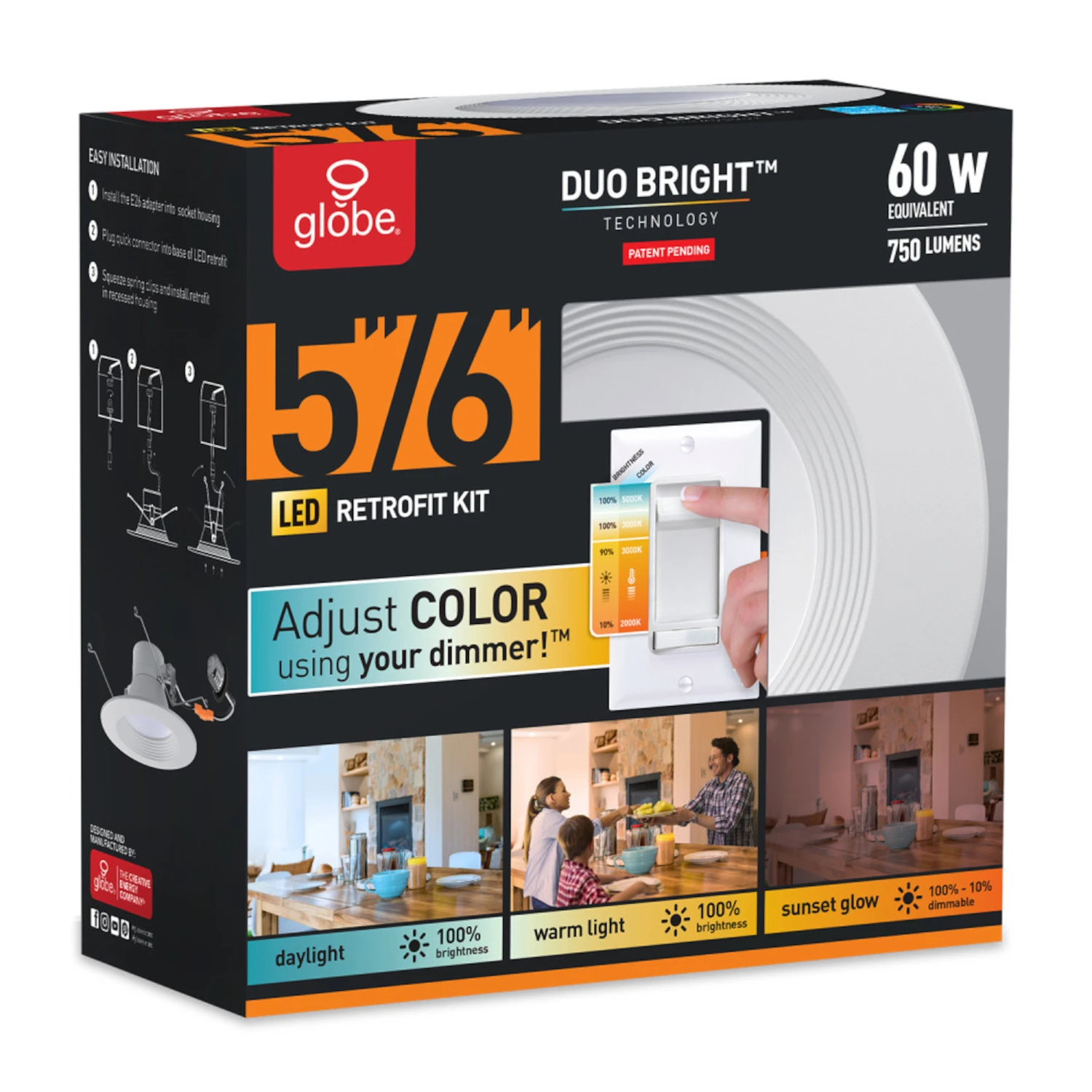 Duo Bright Energy Star 5-6 In. 31 W Led Retrofit Kit - 60 W Equivalent
