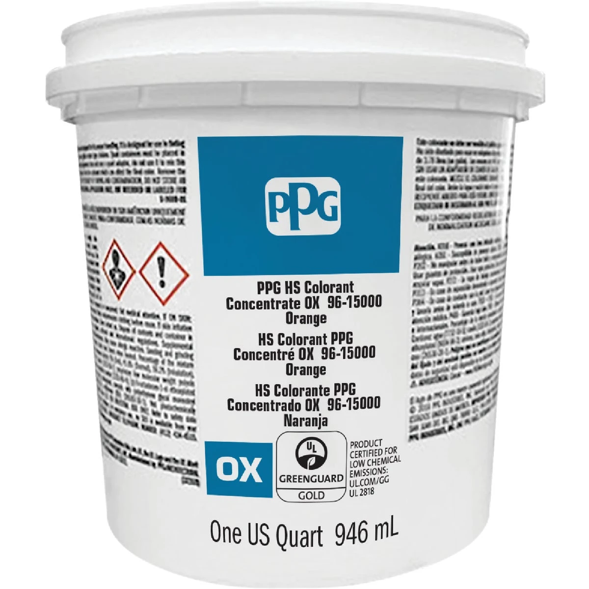 Next Gen 1 Quart Orange Paint Colorant 96-15000/04 For Interior & Exterior Use