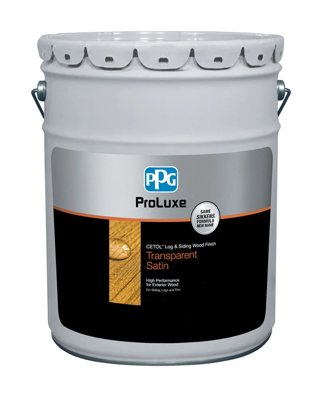 Proluxe Cetol Log And Siding Transparent Satin Natural Wood Finish 5 Gallon