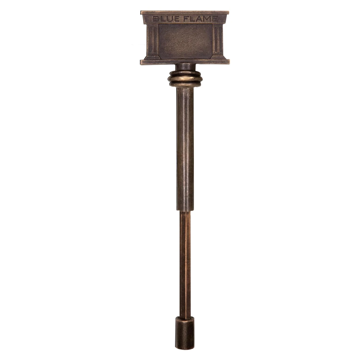 Expandable Gas Valve Key, Antique Brass Finish, 4-8 Inches