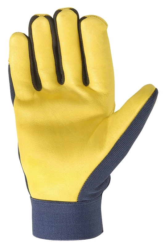 Hydrahyde Men's Water Resistant Work Gloves Blue/yellow Large
