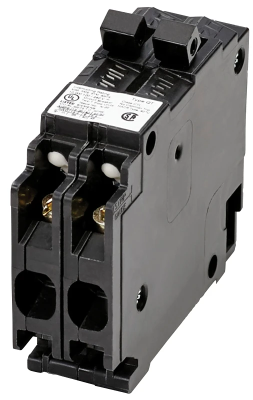 15a Twin Single-pole Standard Trip Interchangeable Circuit Breaker