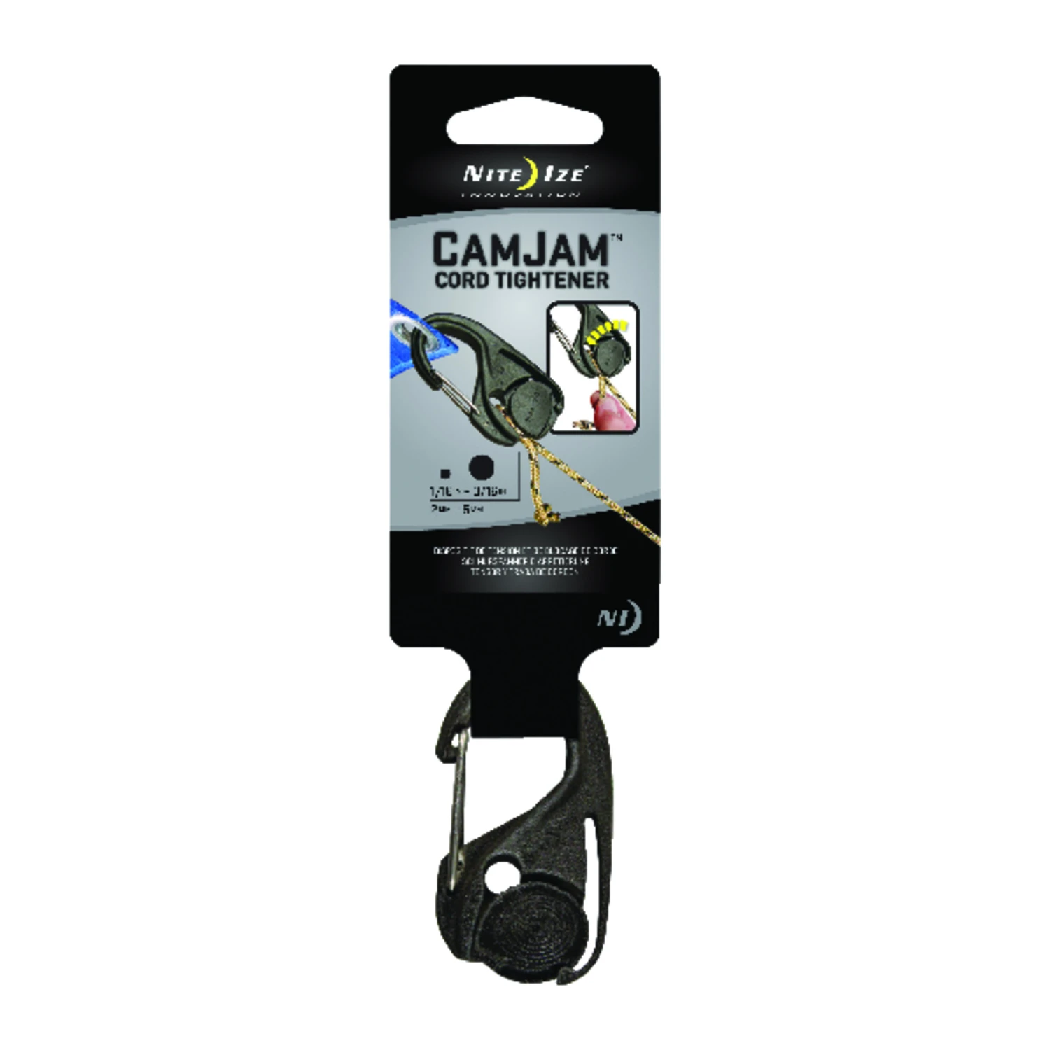 Camjam Plastic Rope Tightener With Stainless Steel Gate - Model Ncj-01-r3